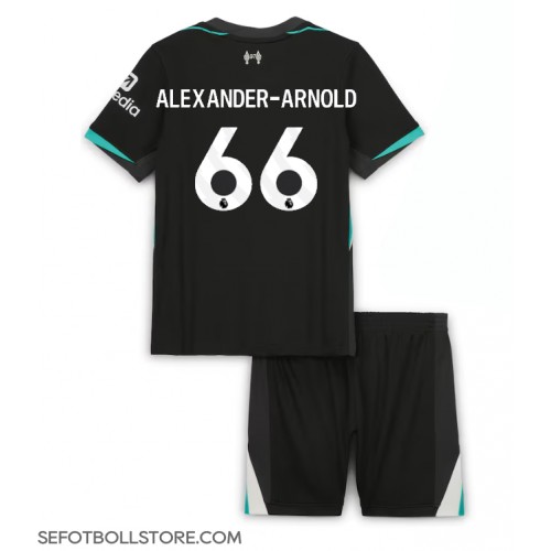 Liverpool Alexander-Arnold #66 Replika babykläder Bortaställ Barn 2024-25 Kortärmad (+ korta byxor)